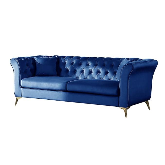 Blue 3-Seater Sofa