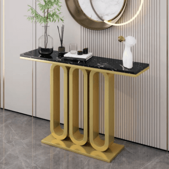 Three Ovals Base Design Console Table view 2