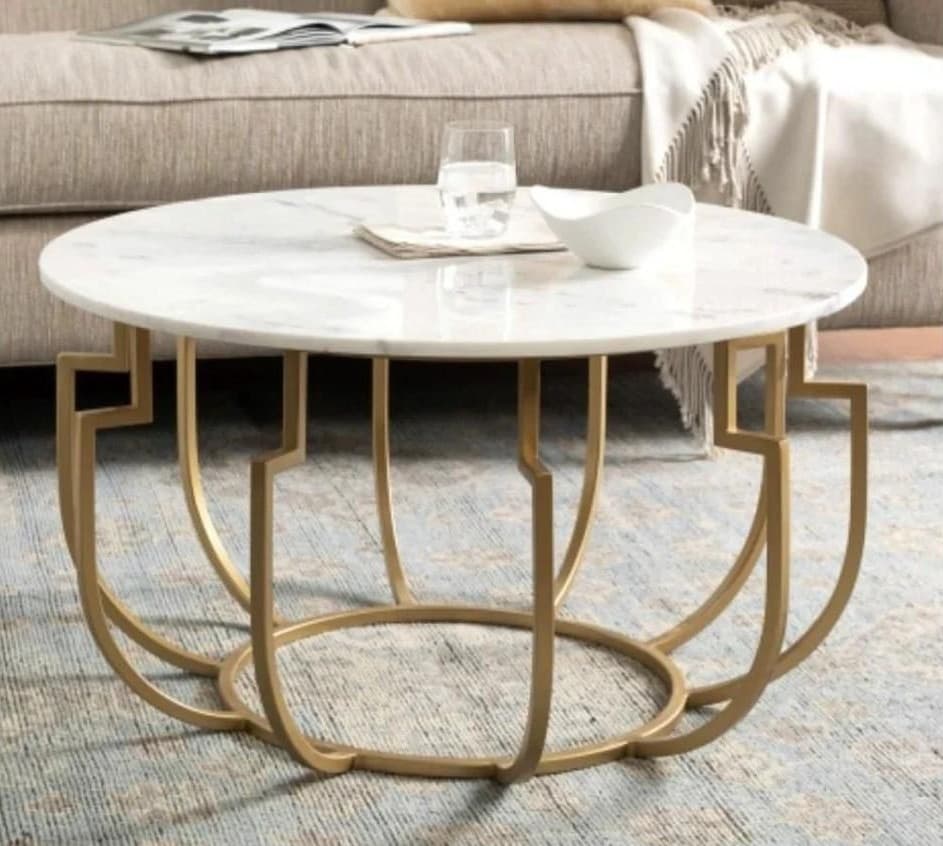 Iron Center Table - Circular Base