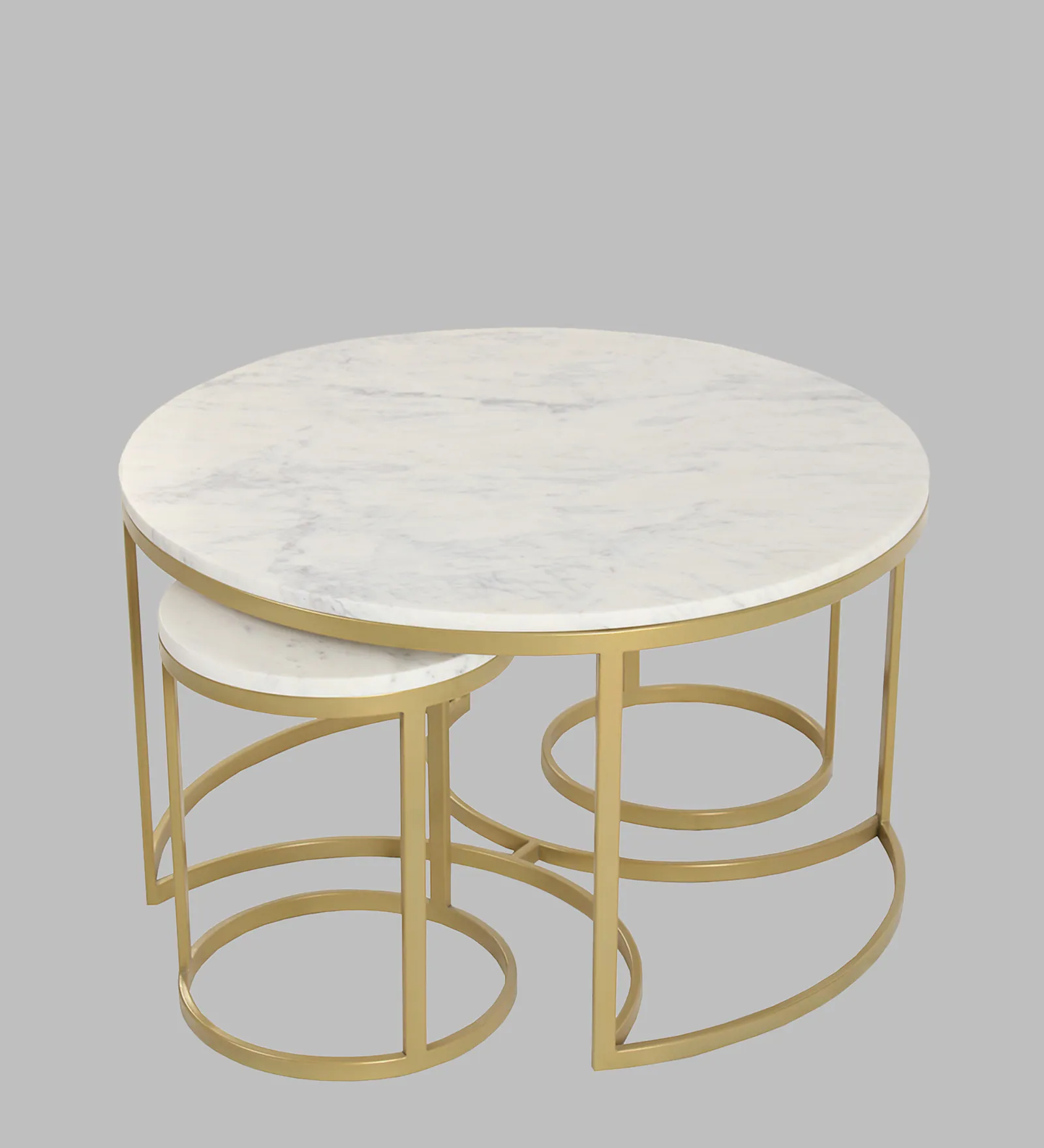 Set of 3 Nesting Center Table view 2