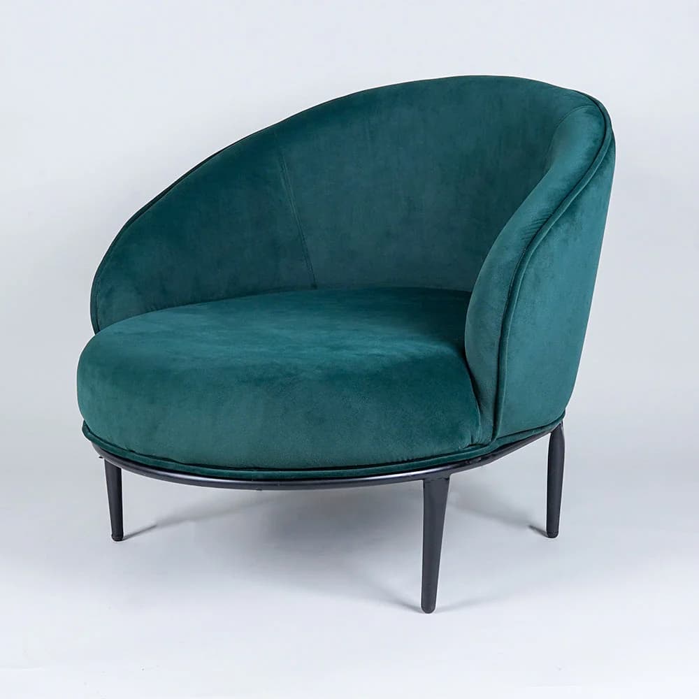Dark Green Accent Chair