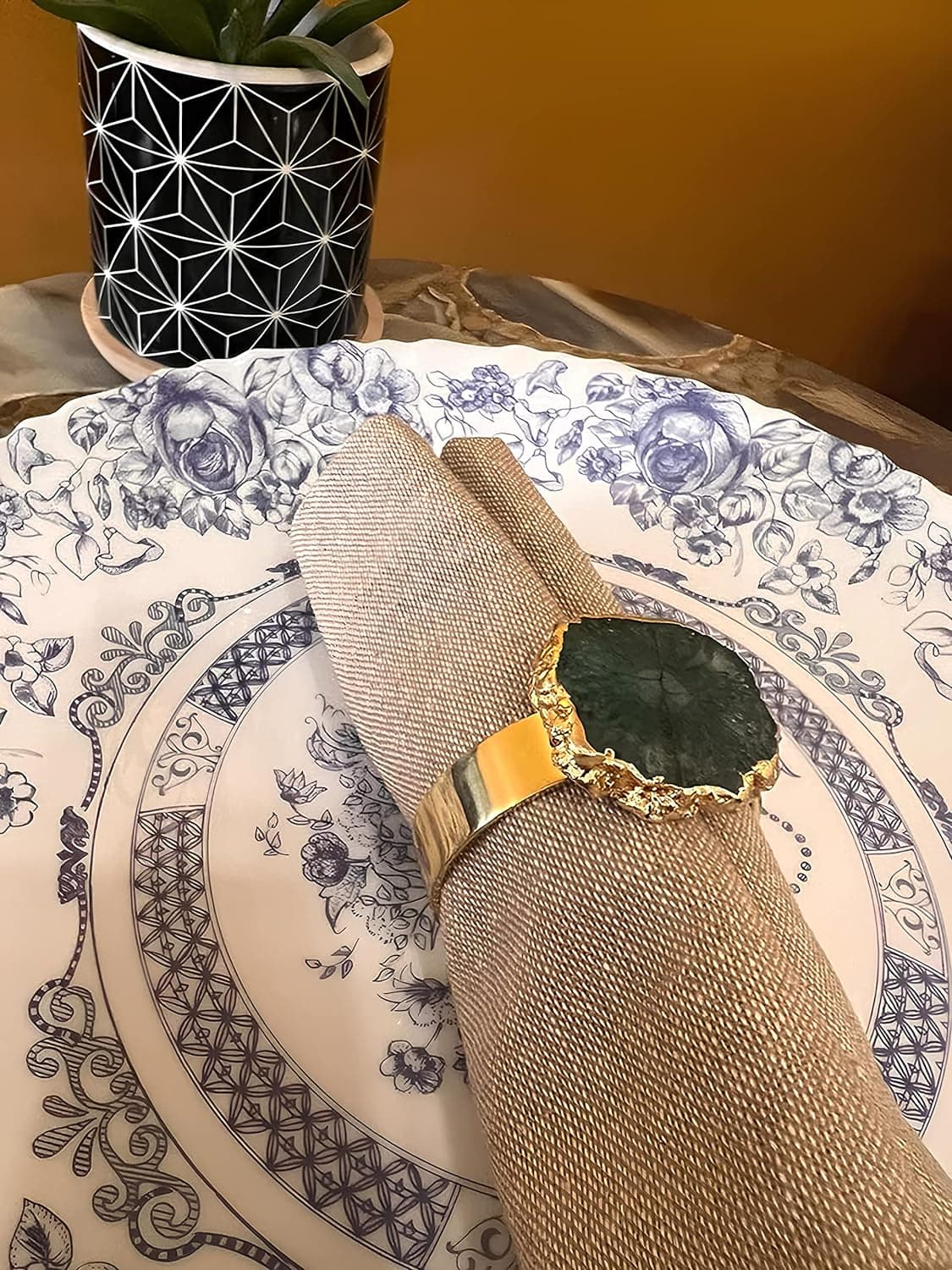 Green Napkin Rings