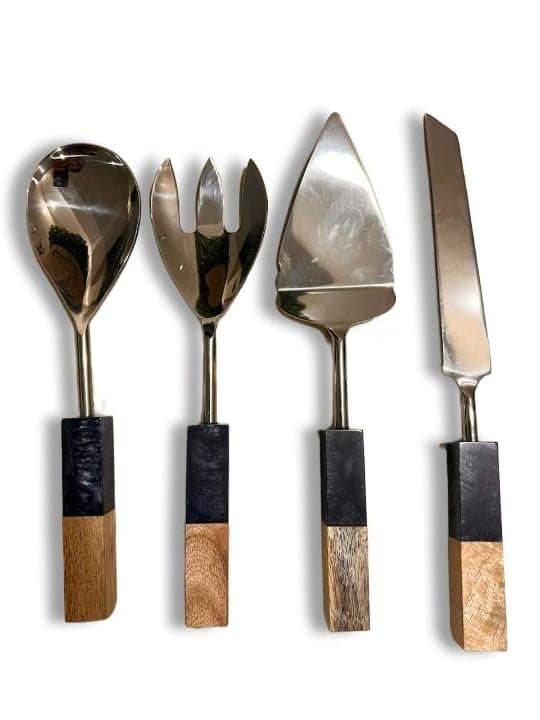 Navy Blue Cutlery Set of 4