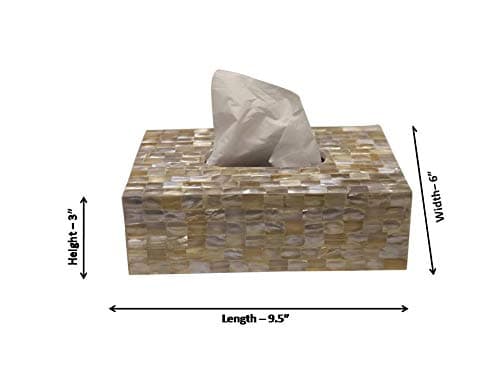 Mother of Pearl Tissue Box