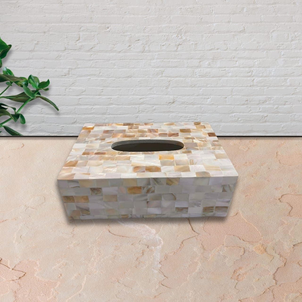 Mother of Pearl Tissue Box view 2