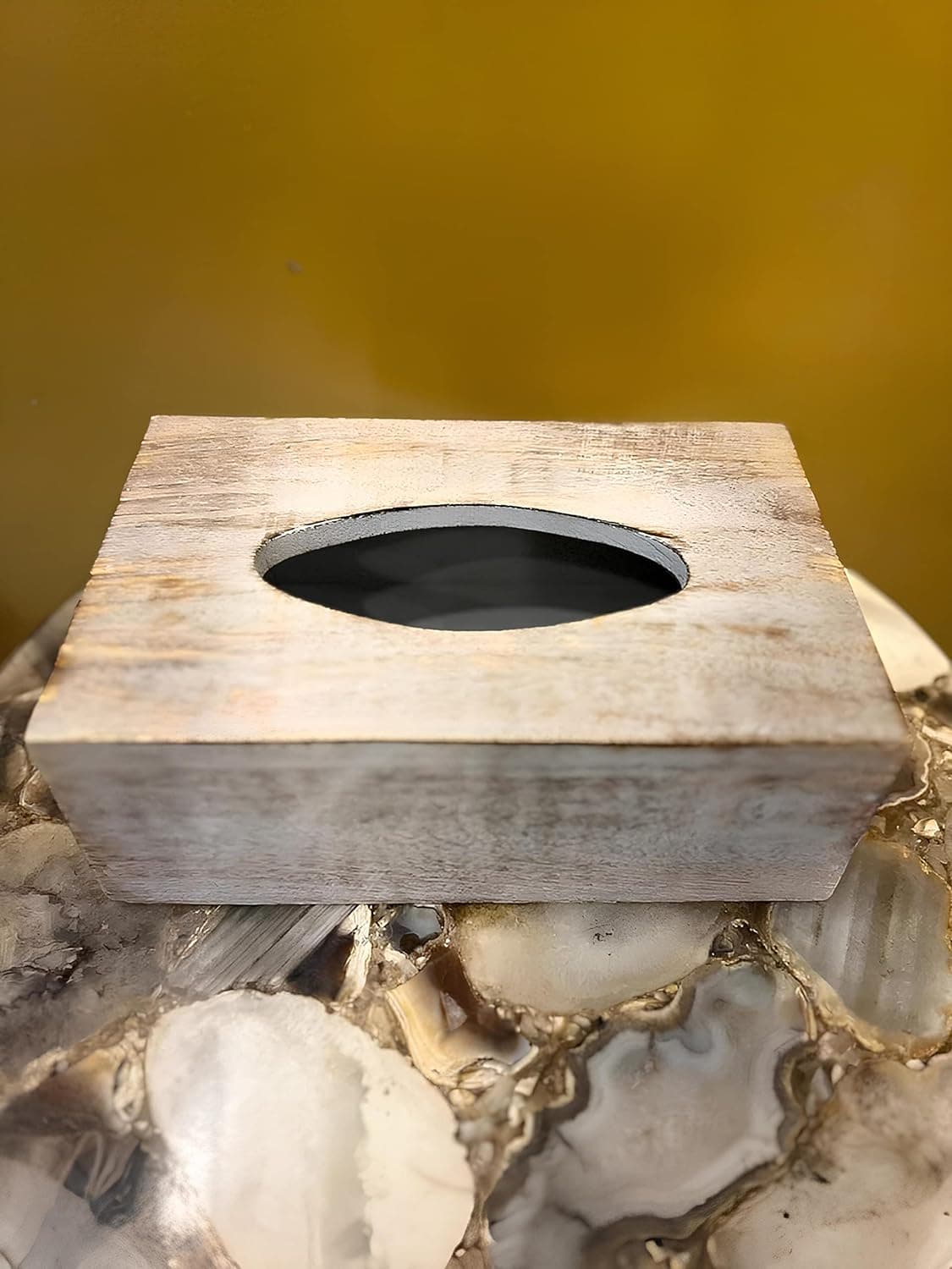 White Tissue Box view 2